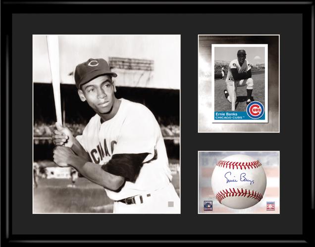 Ernie Banks - Chicago Cubs - Framed Lithograph (1 of 1)