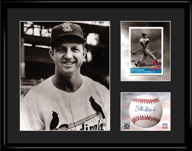Stan Musial - St. Louis Cardinals- Framed Lithograph (1 of 1)