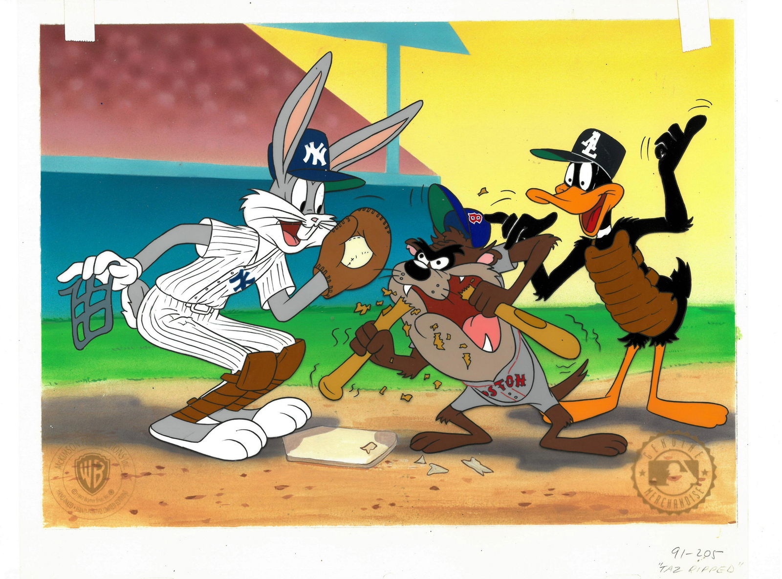 New York Yankees - Hand-Painted WB Cel/Master (1 of 2)