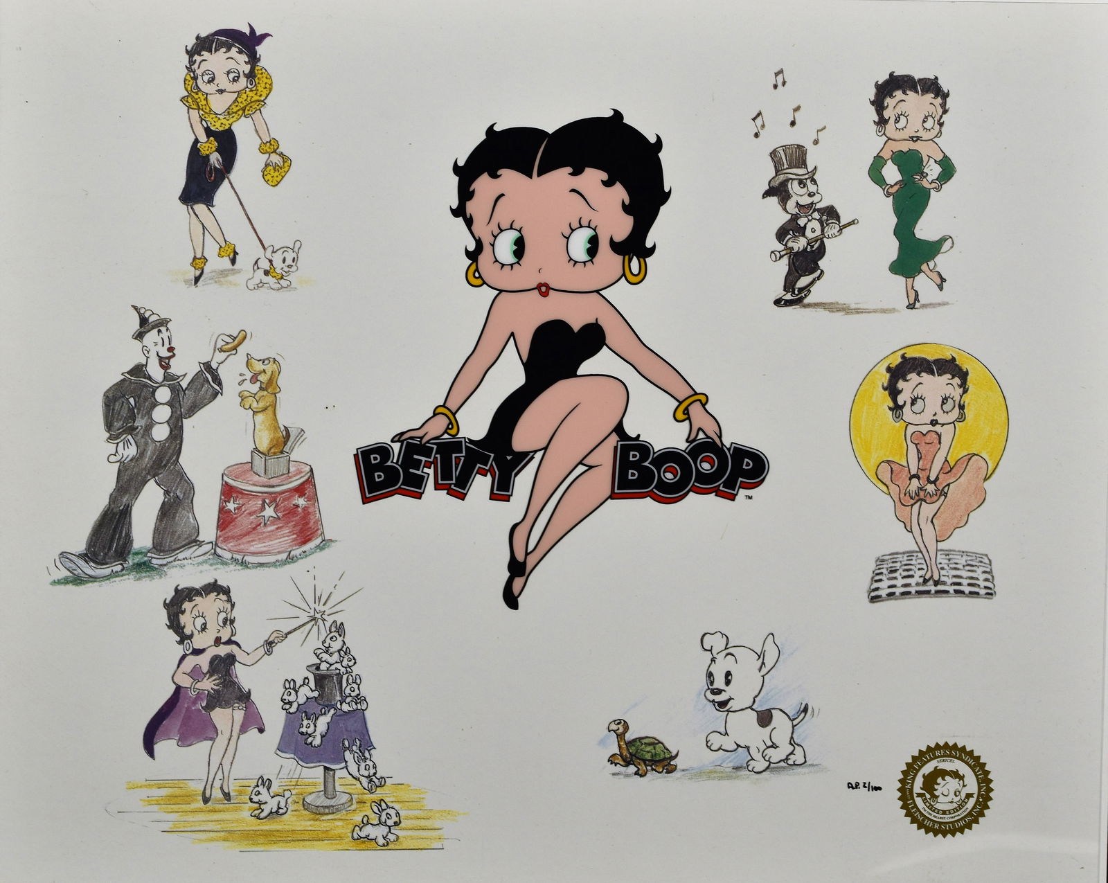 Betty Boop LE Sericel - Bravo Betty (1 of 3)