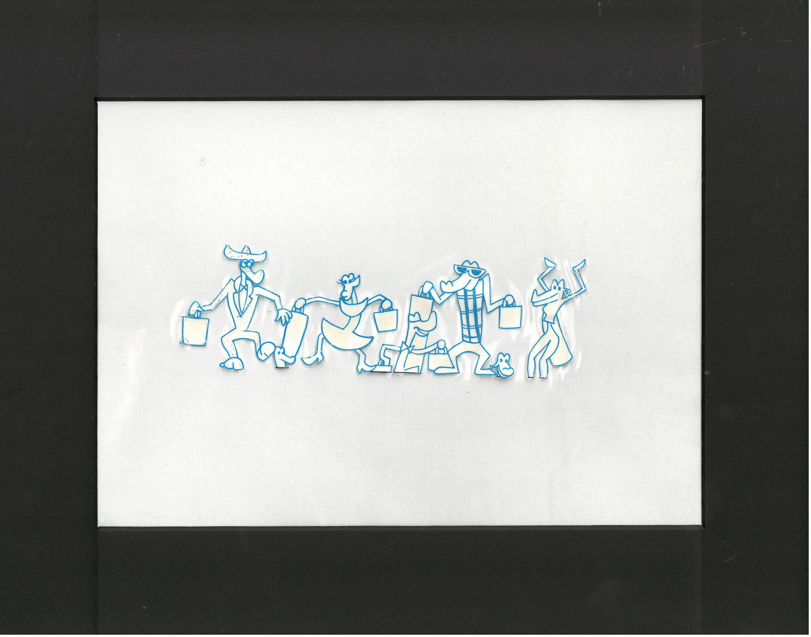 Original Production Cel with Matching Drawing - Crocs (1 of 2)