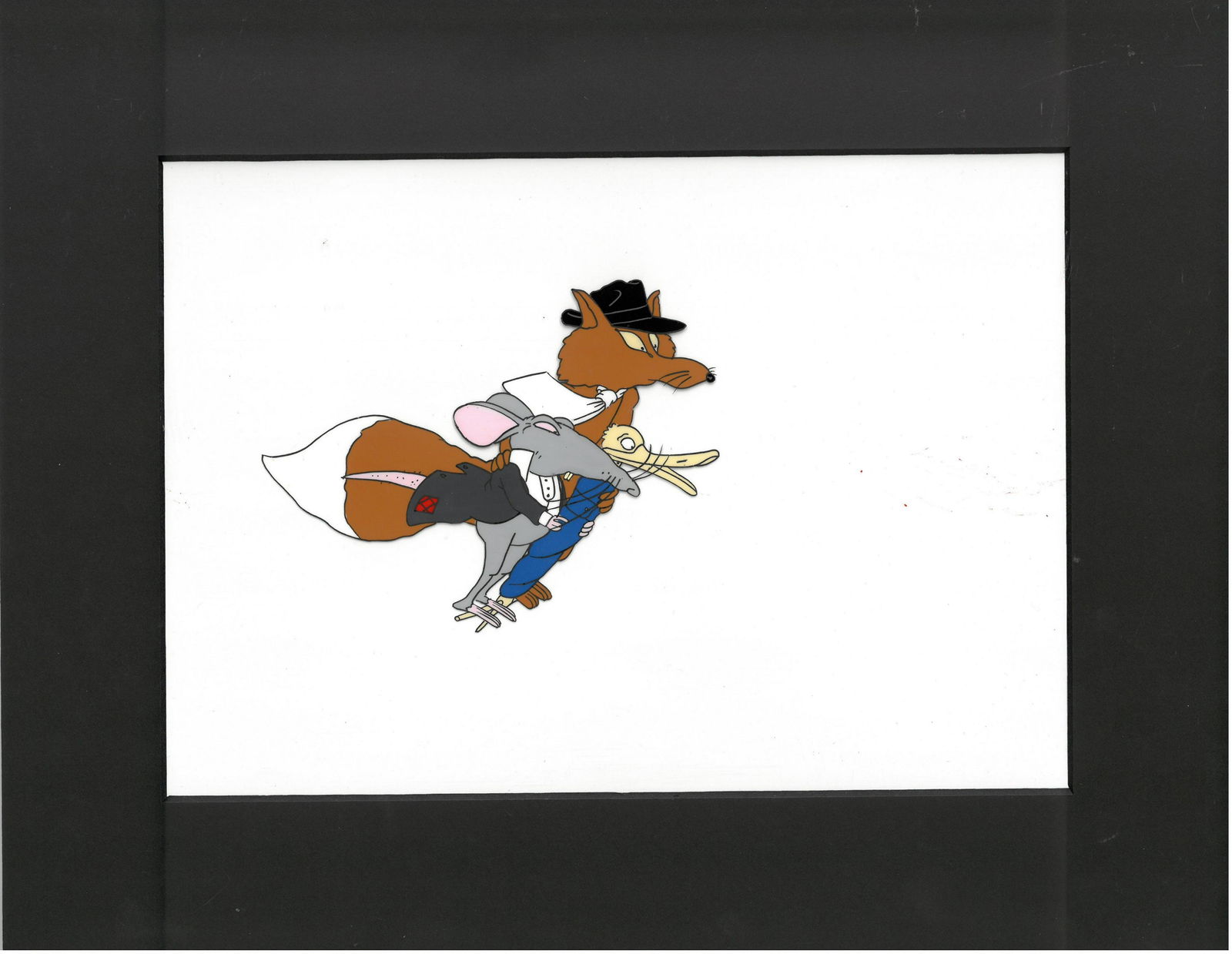 Doctor Snuggles - Original Production Cel -Willi &: Original Production Cel from the animated television series " Dr. Snuggles " which aired for one season in 1979. Dr. Snuggles is a Co-Production with both British and Dutch producers. This cel feature