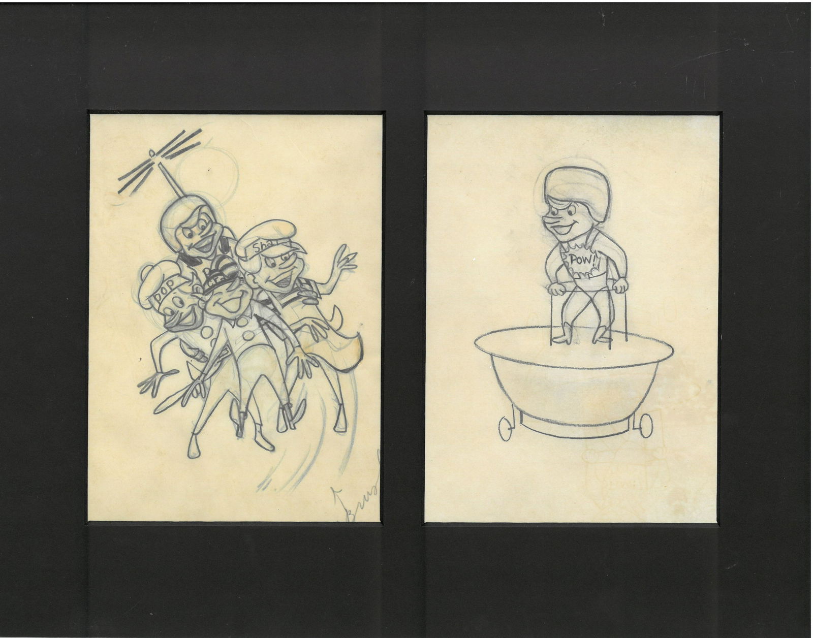 Snap Crackle and Pop Production Drawings 1956 (1 of 2)