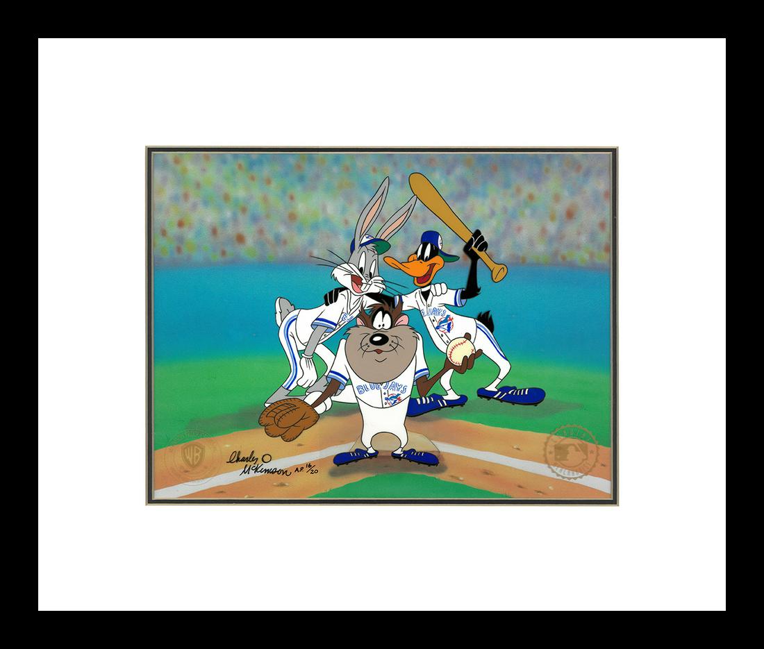 Blue Jays/Warner Bros. Signed HP Cel (1 of 2)