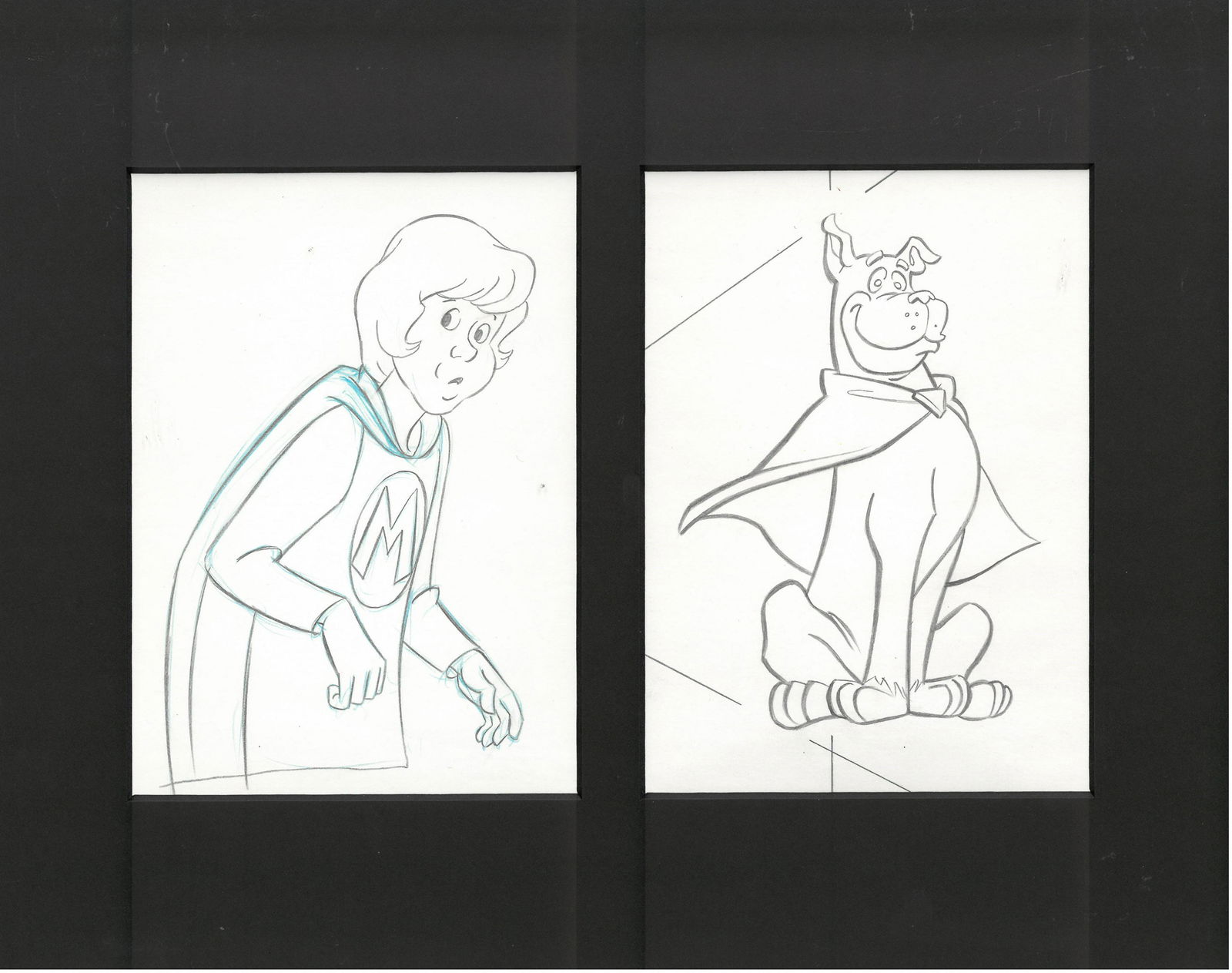 Marvin and Wonder Dog - 2 Original Production Drawings (1 of 1)