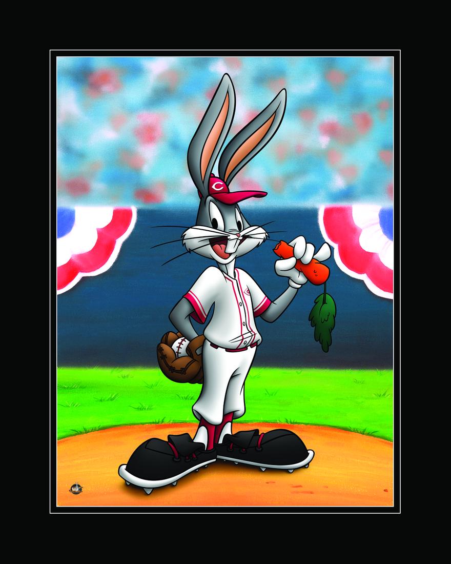 Cincinnati Reds- Bugs Bunny on the Mound - Lithograph (1 of 2)