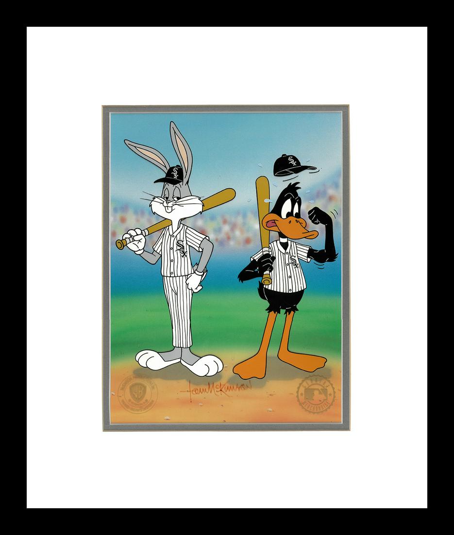 Chicago White Sox -Bugs Bunny and Daffy Duck -Framed (1 of 2)