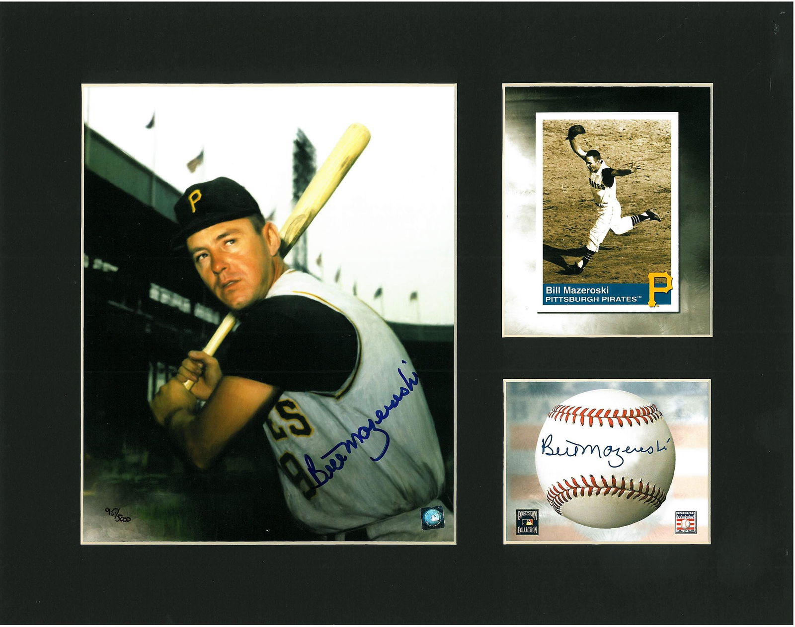 Bill Mazeroski- Signed New Pittsburgh Pirates (1 of 2)