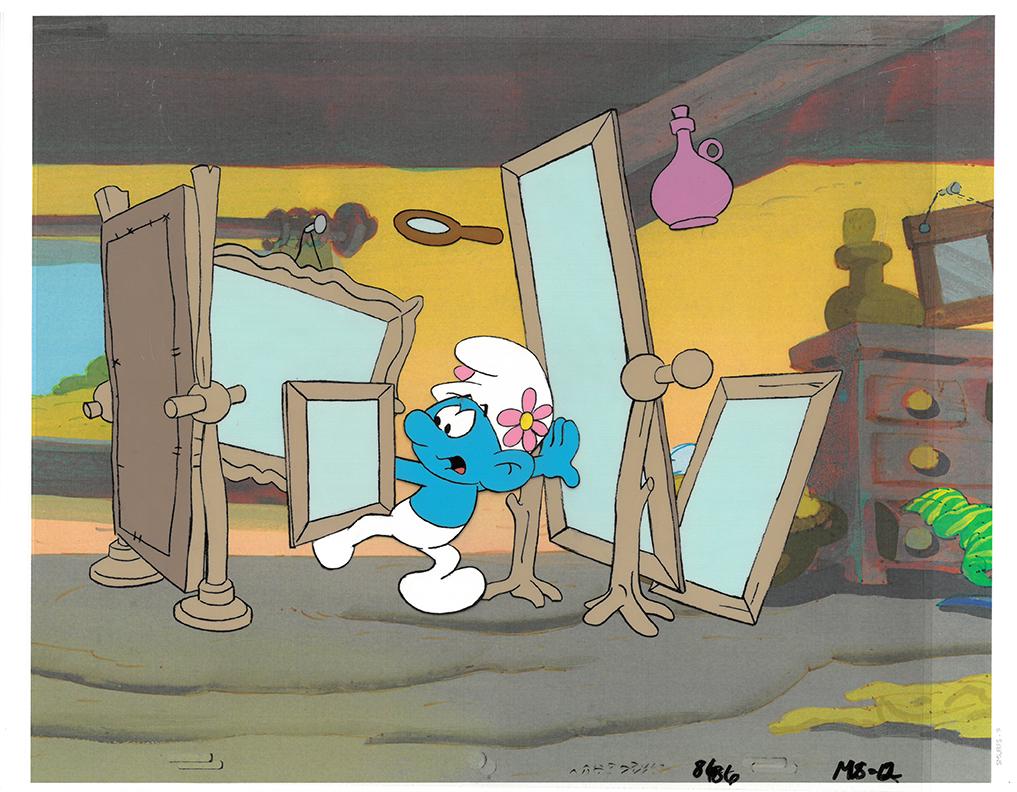 Smurfs - An Original Multi-Layered Production Cel (1 of 1)