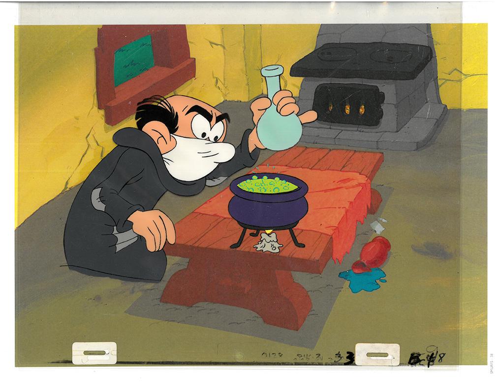 Smurfs - An Original Multi-Layered Production Cel (1 of 1)