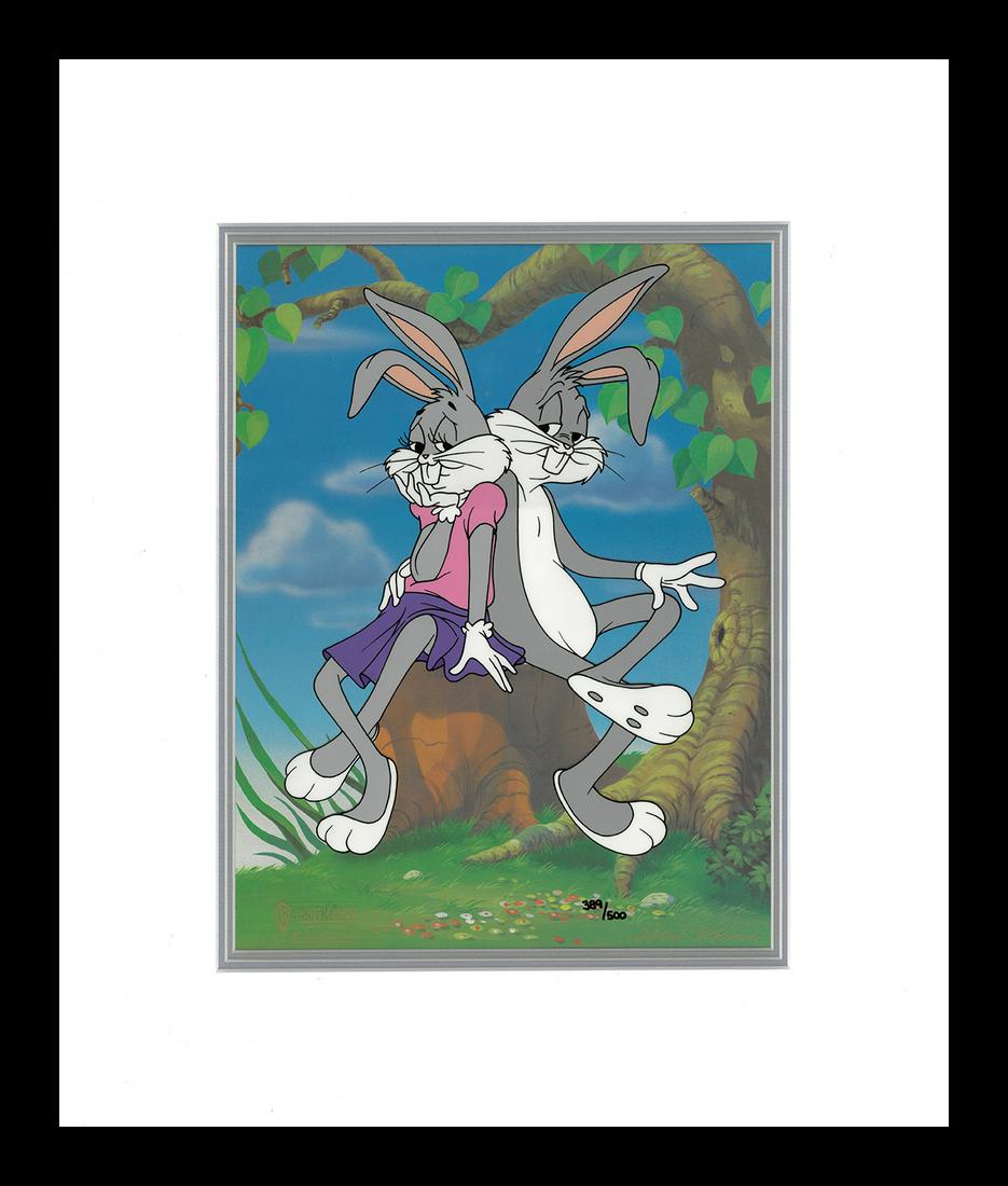 Warner Bros.- Bugs and Honey Bunny H.P. Cel Framed (1 of 1)