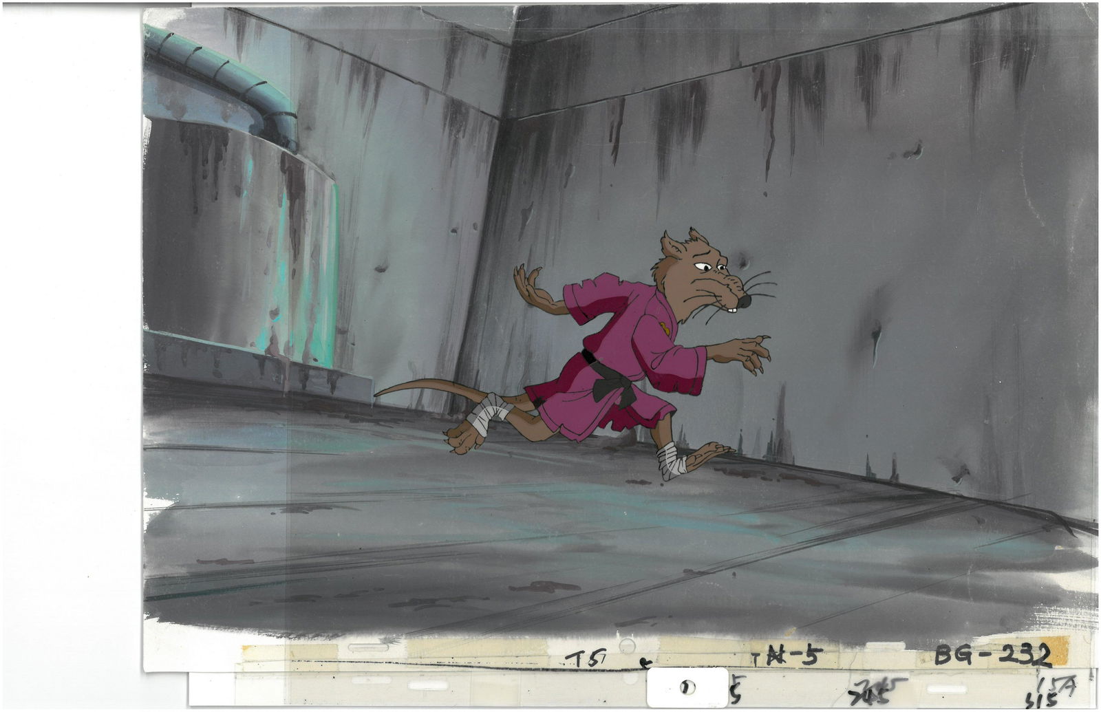 TMNT - Splinter Original Production Cel with Key Master (1 of 1)