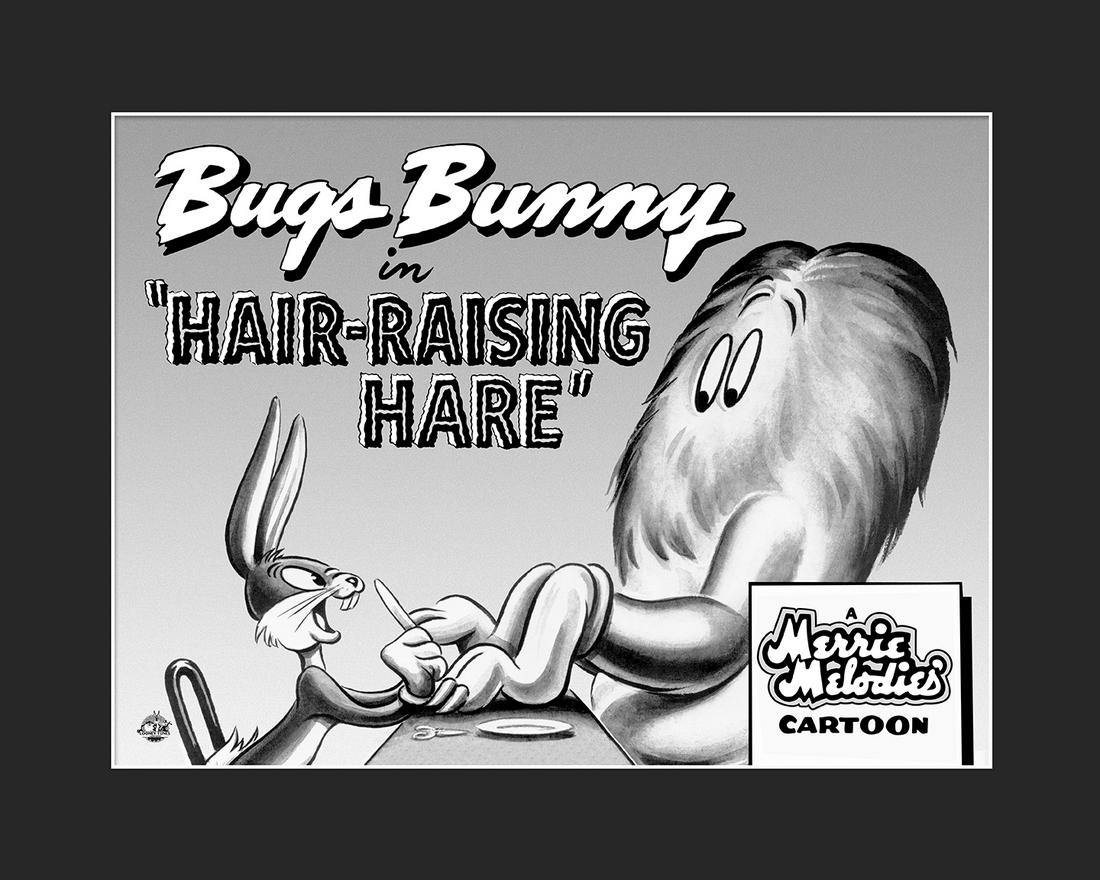 WB Hair Raising Hare - Giclee: This certificate has been created to ensure the authenticity of this giclee print reproduced from the original Lobby Card of â€œHair Raising Hare.” This edition is limited to 500 hand-number