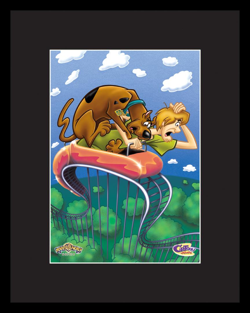 Scooby and Shaggy -Big Hill Framed Lithograph (1 of 1)