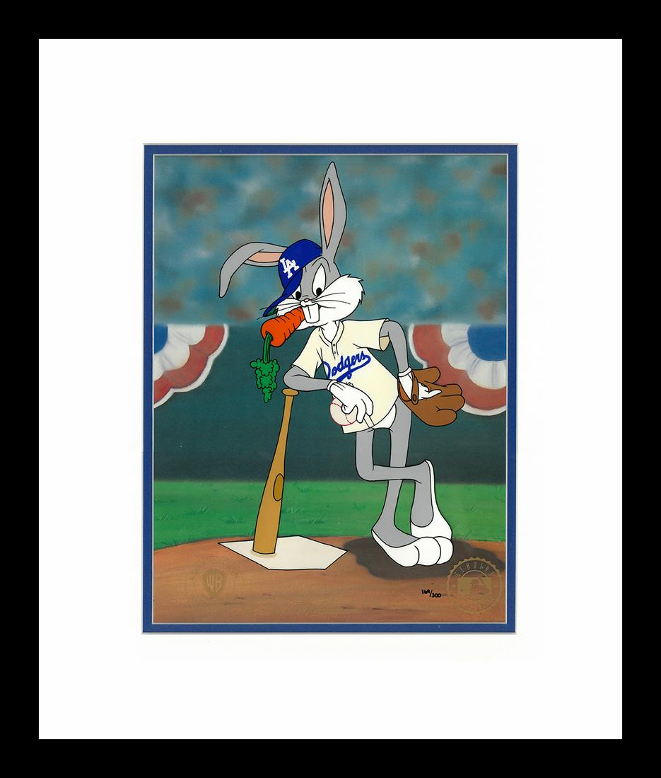 Bugs Bunny -Dodgers-WB- Cel-Robert McKimson (1 of 1)