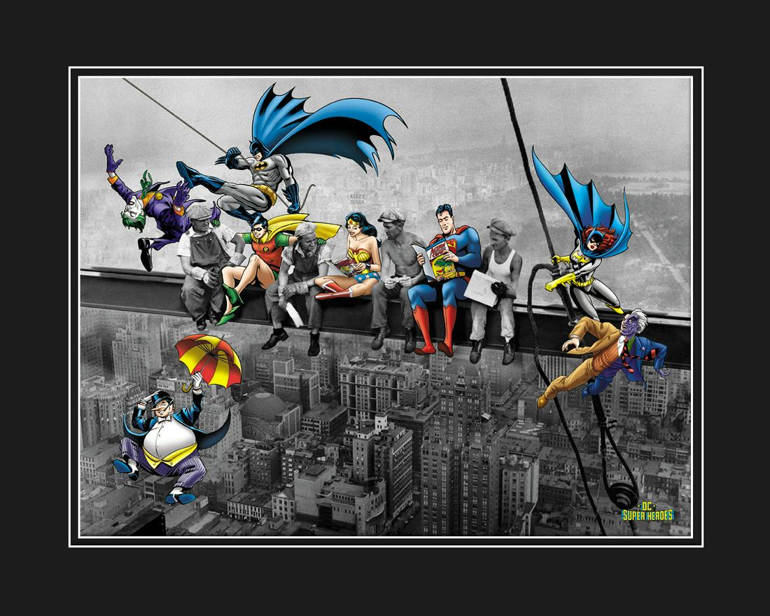 DC Comics Lunchbreak - Warner Bros. NY Rockefeller Giclee (1 of 1)