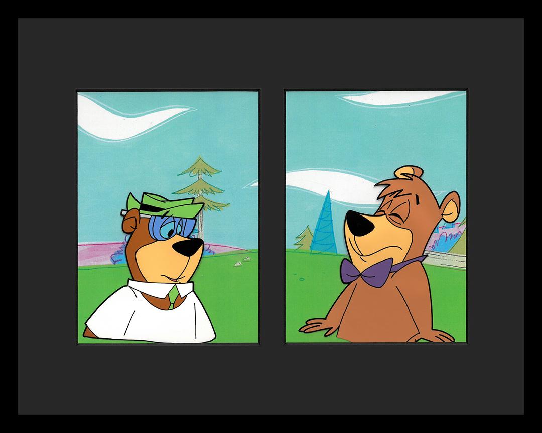 Yogi and Boo Bear Original Production Cel/Drawing Framed (1 of 1)