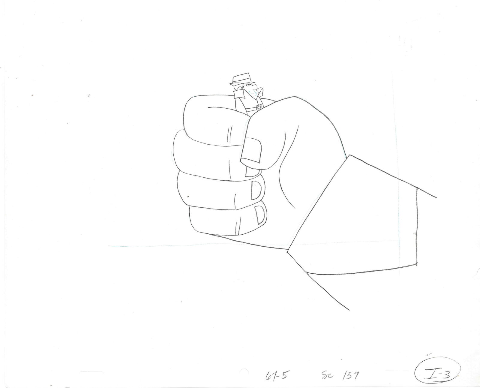 Inch High Private Eye - Original Production Drawing (1 of 1)