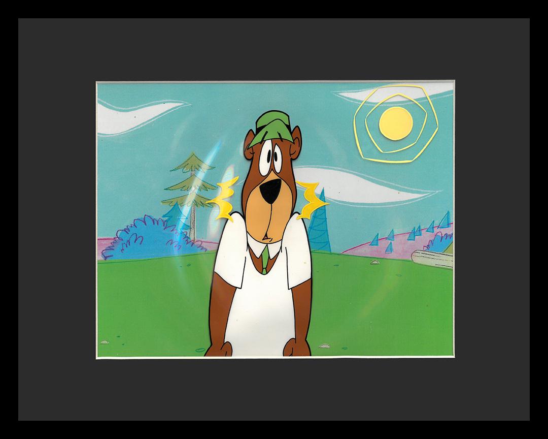 Yogi Bear Original Production Cel & Drawing-Framed (1 of 2)