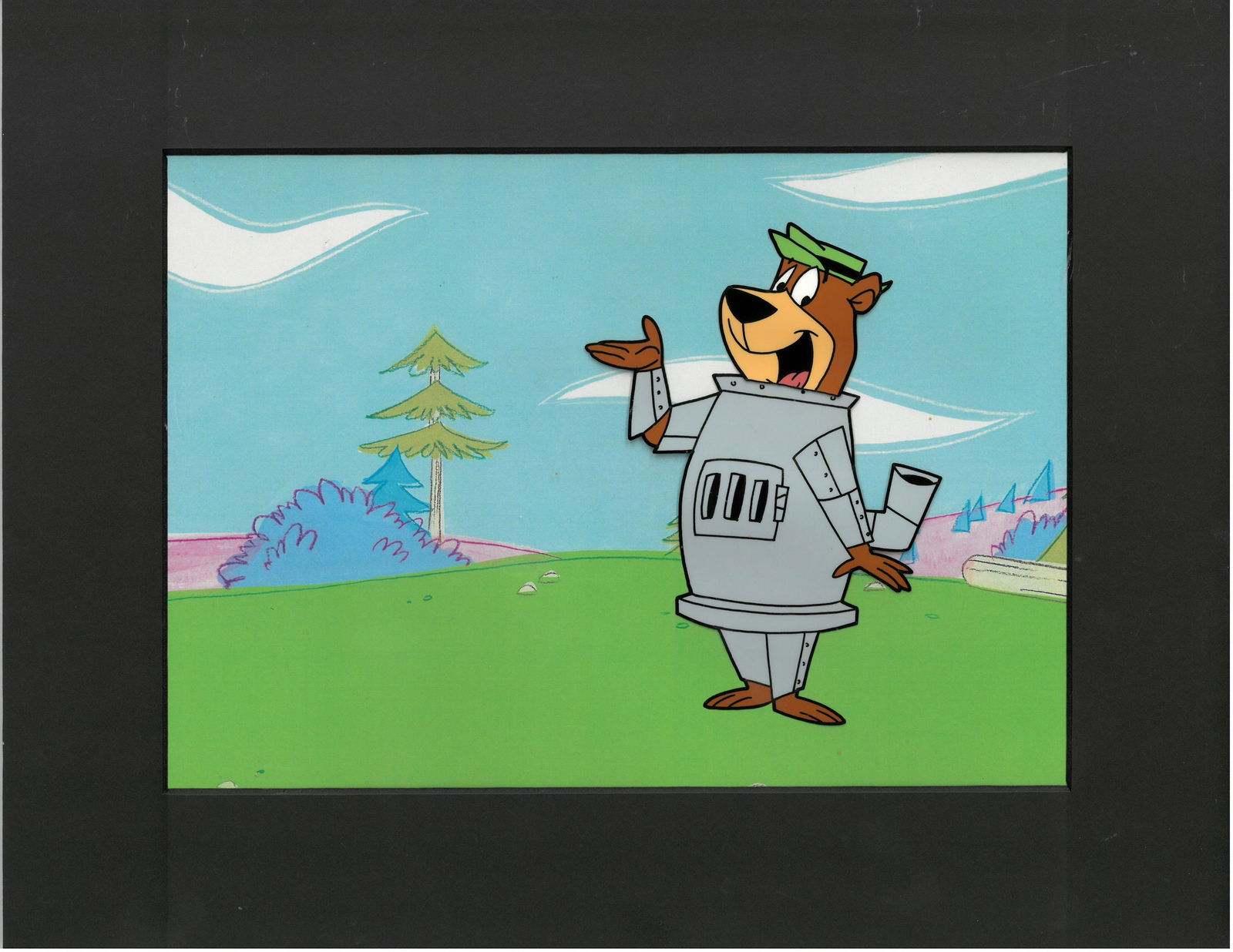 Yogi Bear Original Production Cel & Drawing (1 of 2)