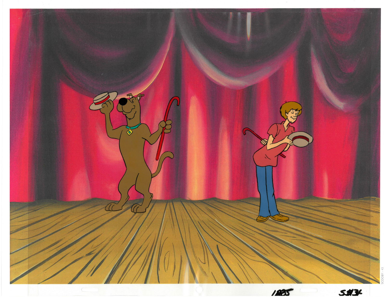 Scooby-Doo -Original Production Cel-Scooby and Shaggy (1 of 1)