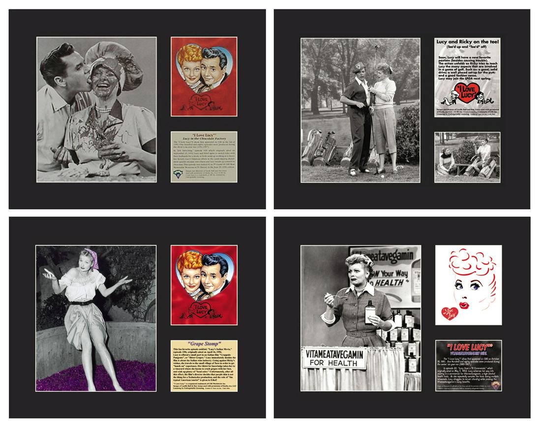 4 I Love Lucy Matted Limited Edition Lithographs (1 of 1)
