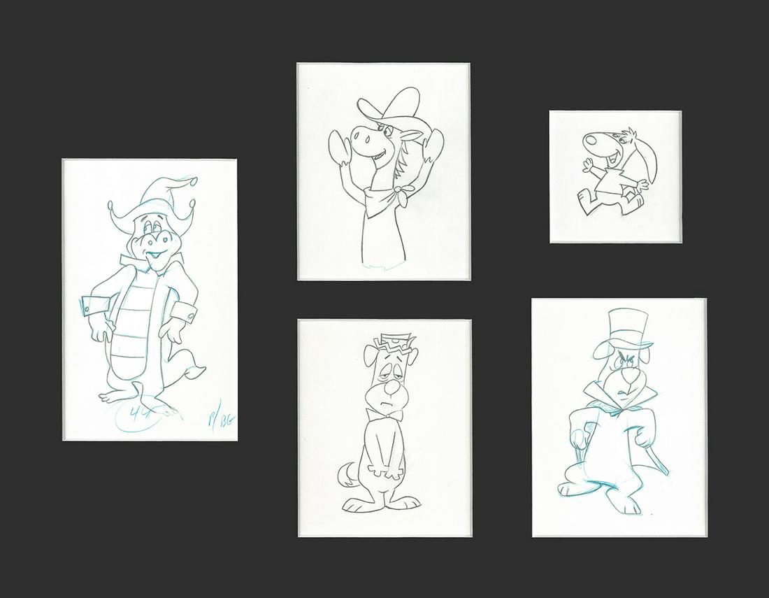 Hanna-Barbera- 6 Original Production Drawings (1 of 1)
