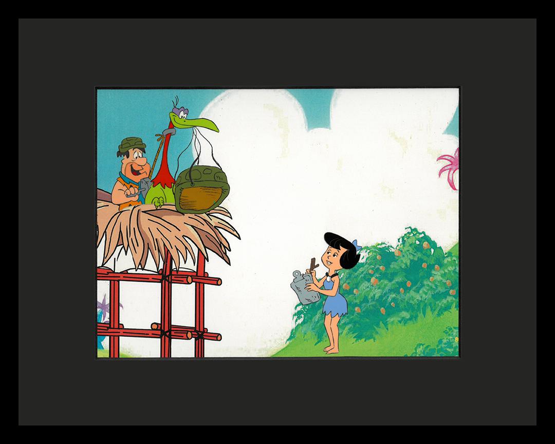 Flintstones - Original Production Cel/-Fred and Wilma (1 of 3)