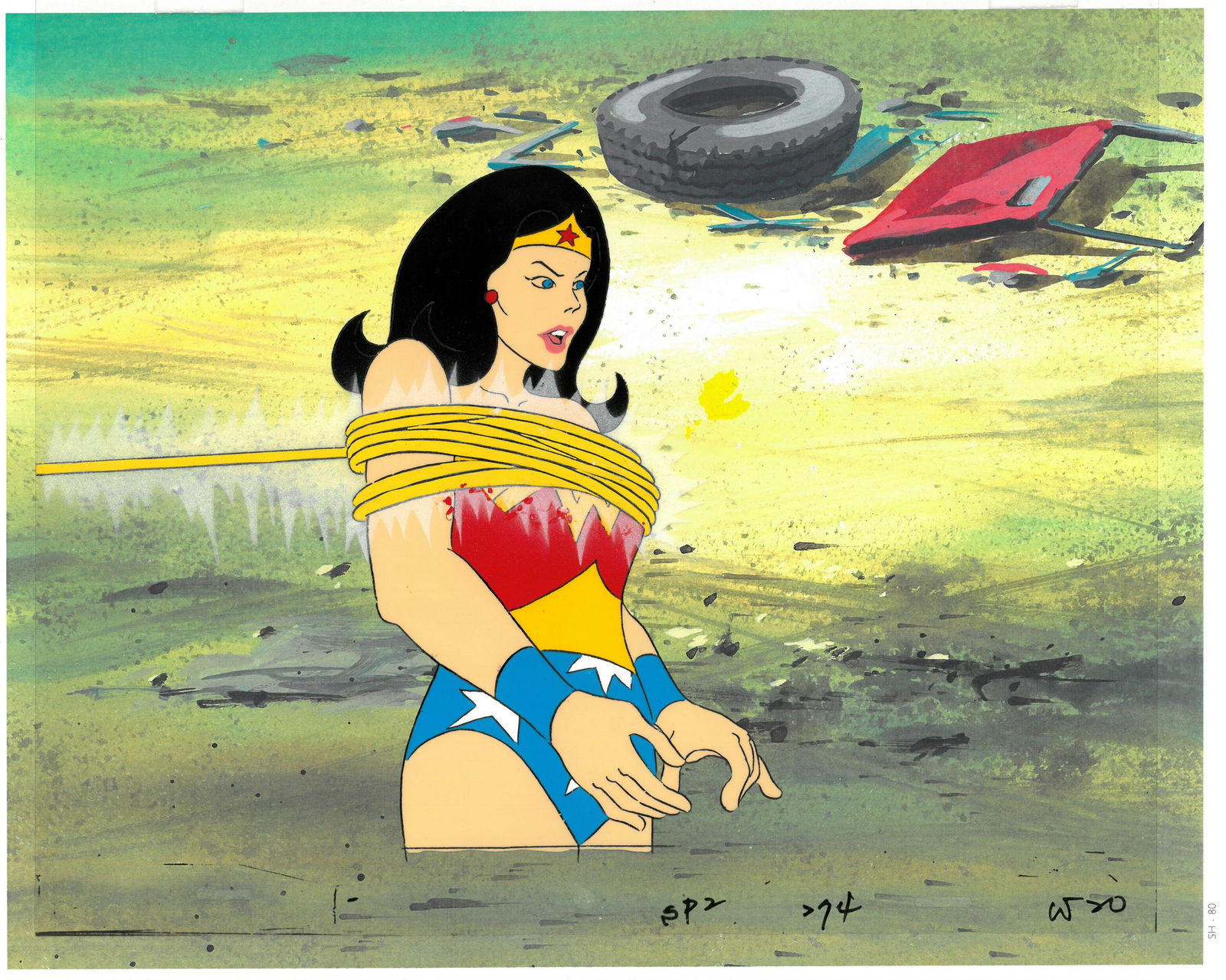 Wonder Woman Original Production Cel (1 of 1)