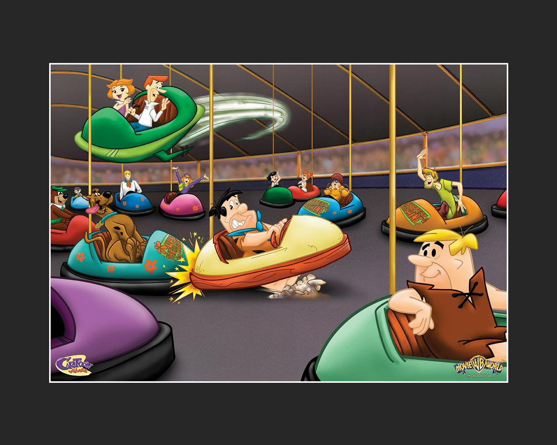 Scooby-Doo, Jetsons and the Flintstones -Lithograph (1 of 1)