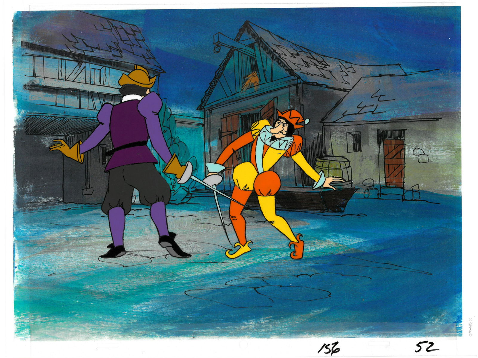 Cyrano de Bergerac - Original Production Cel - Cyrano (1 of 2)