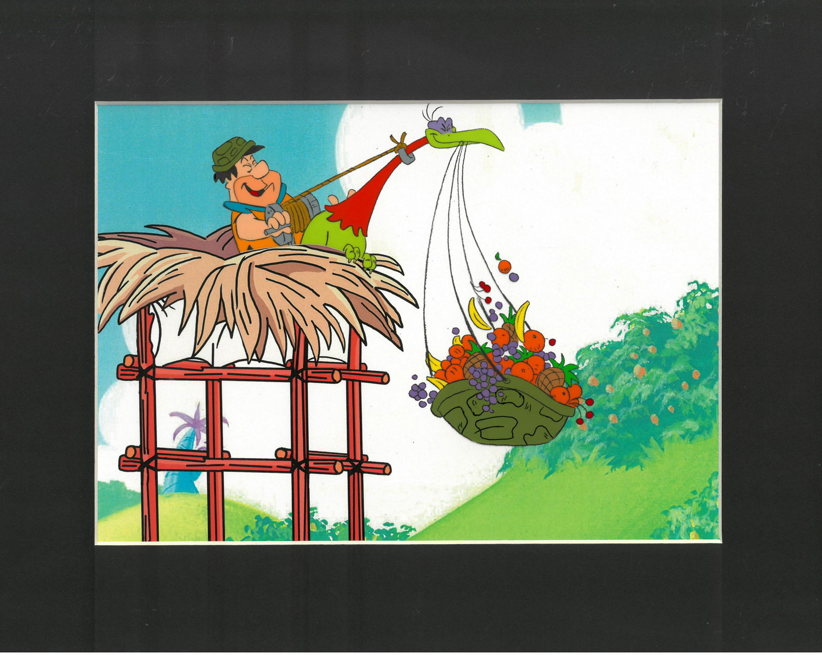Flintstones - Original Production Cel& Drawing - Fred Flintstone (1 of 2)