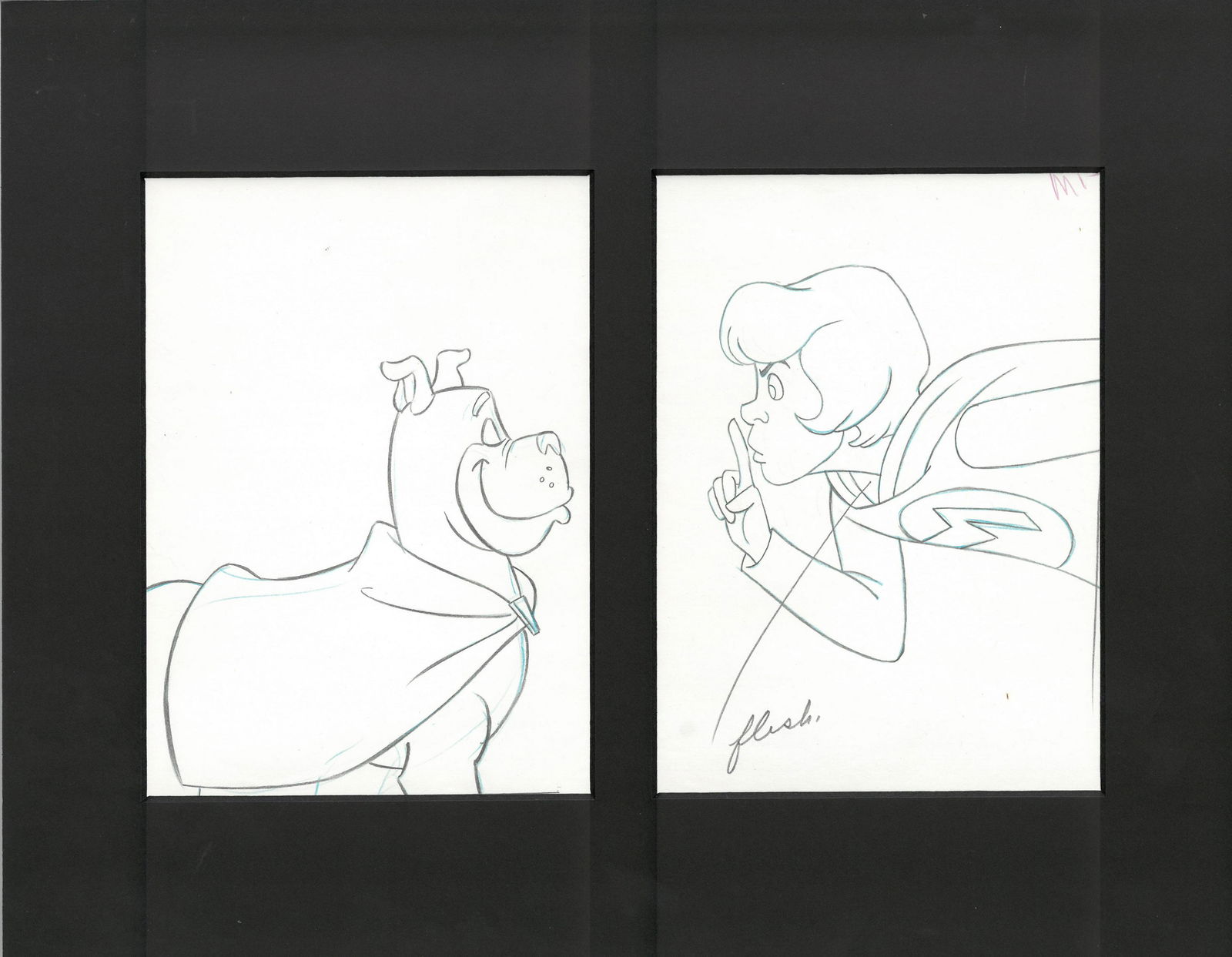 Superfriends - 2 Original Production Drawings (1 of 1)