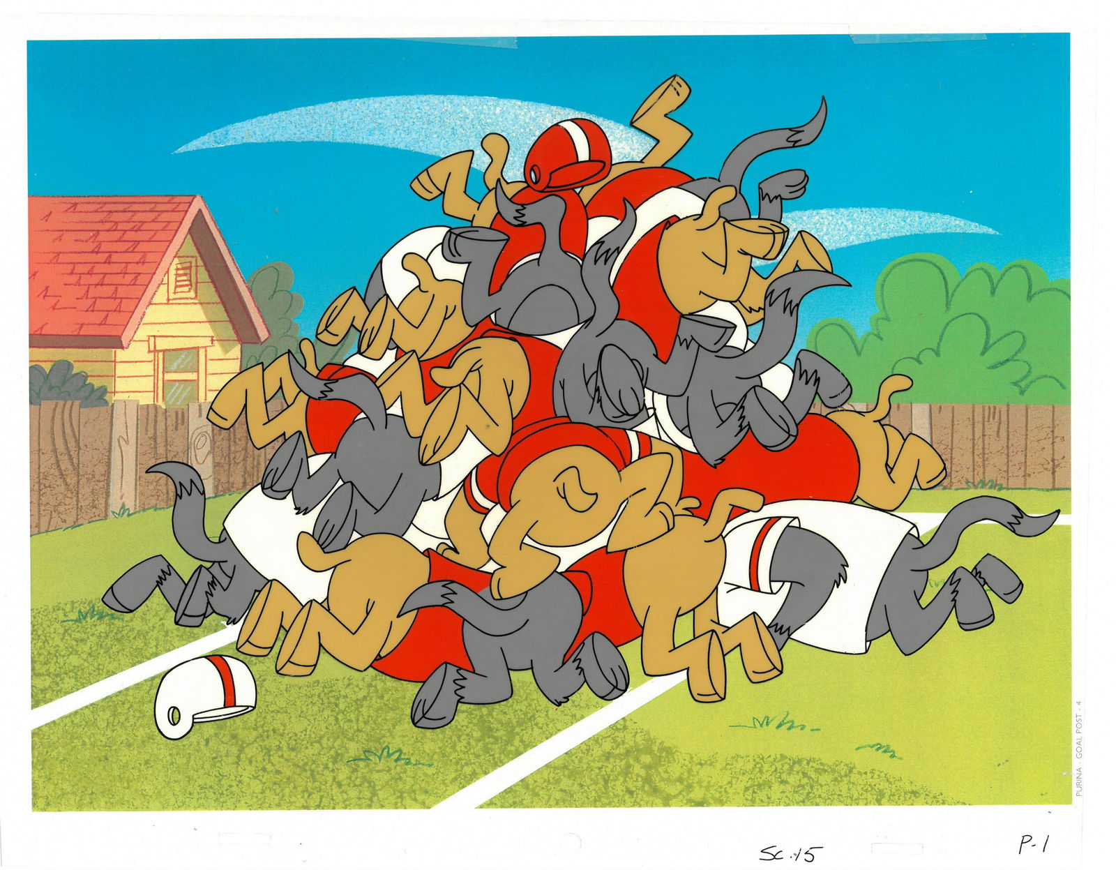 Original Hanna-Barbera Production Cel/Drawing-Purina Commercial (1 of 2)