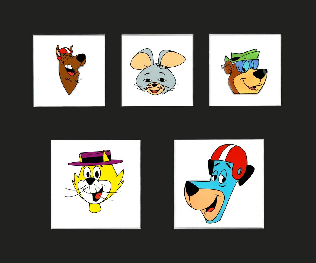 Scooby-Doo, Huckleberry,  Pixie, Top Cat- Original HB Production  Cels (1 of 1)