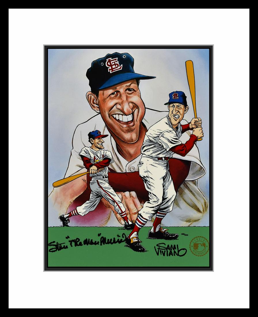 Stan Musial Signed HP LE Cel- Sam Viviano (1 of 2)