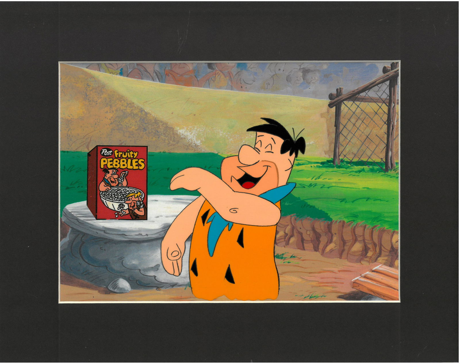 Flintstones - Original Production Cel/Drawing-Fred Flintstone (1 of 2)