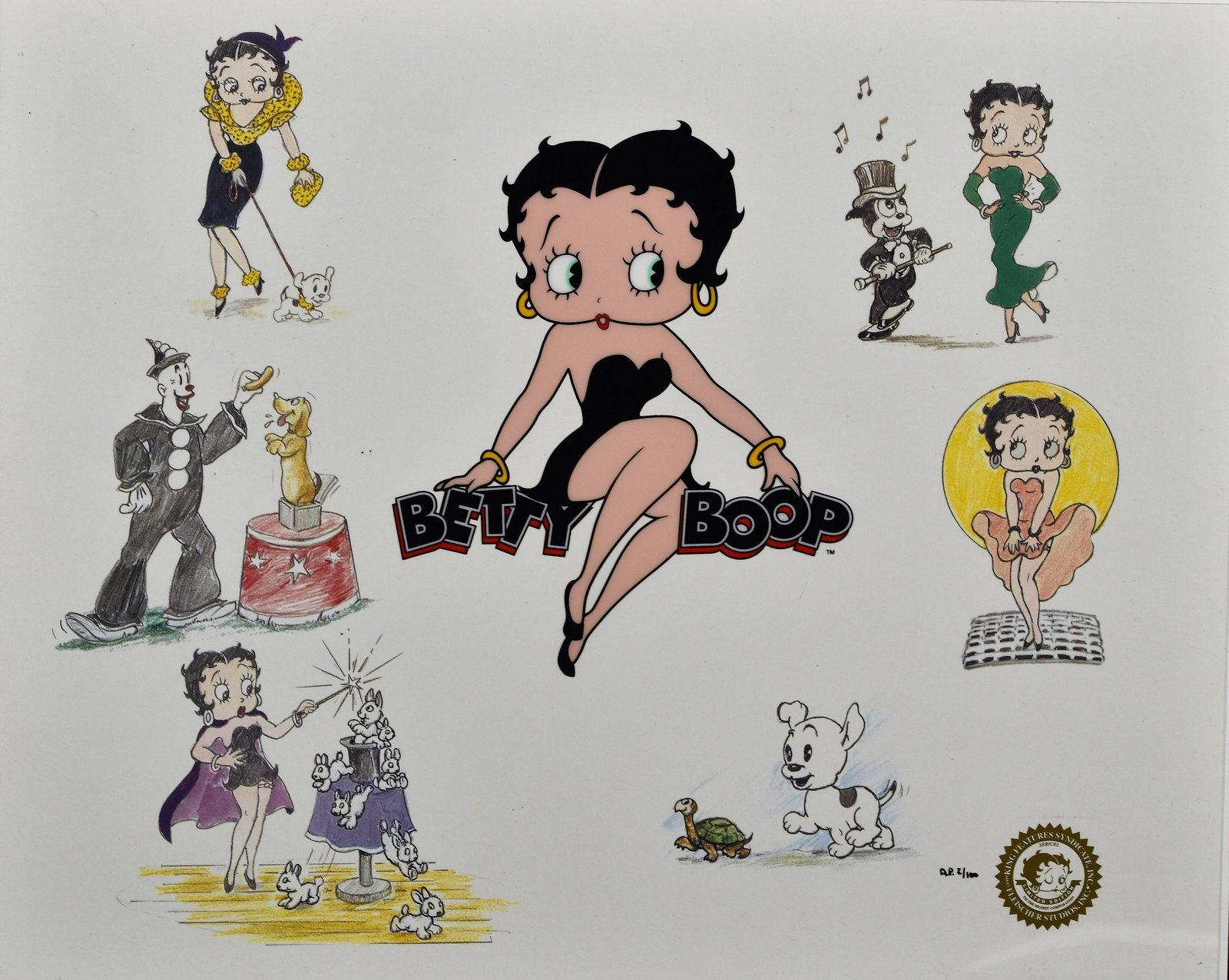 Betty Boop- LE  Sericel - Bravo Betty (1 of 3)
