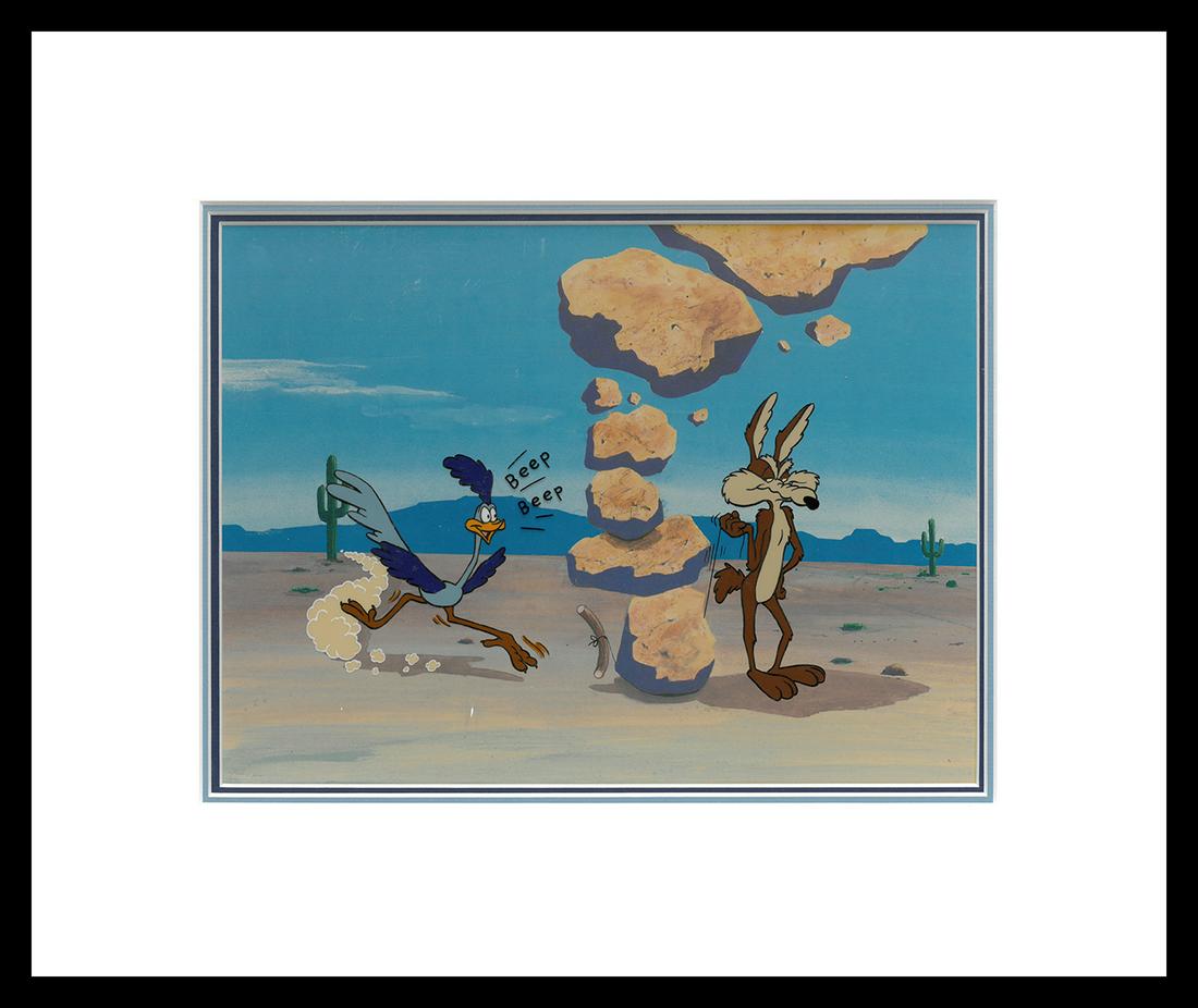 Wile E. Coyote & Road Runner -Warner Bros.- Cel-Robert McKimson (1 of 1)