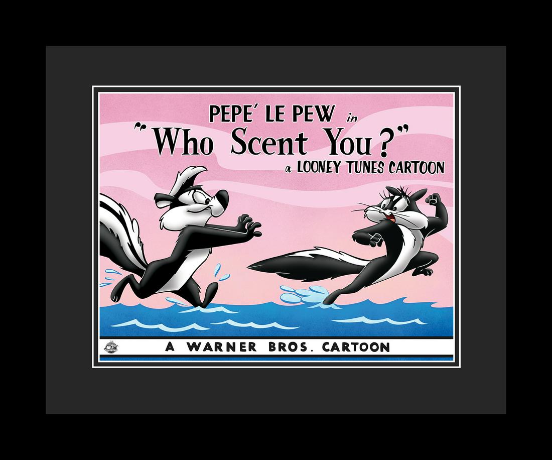 Pepe Le Pew -Fine Art Giclee Framed (1 of 1)