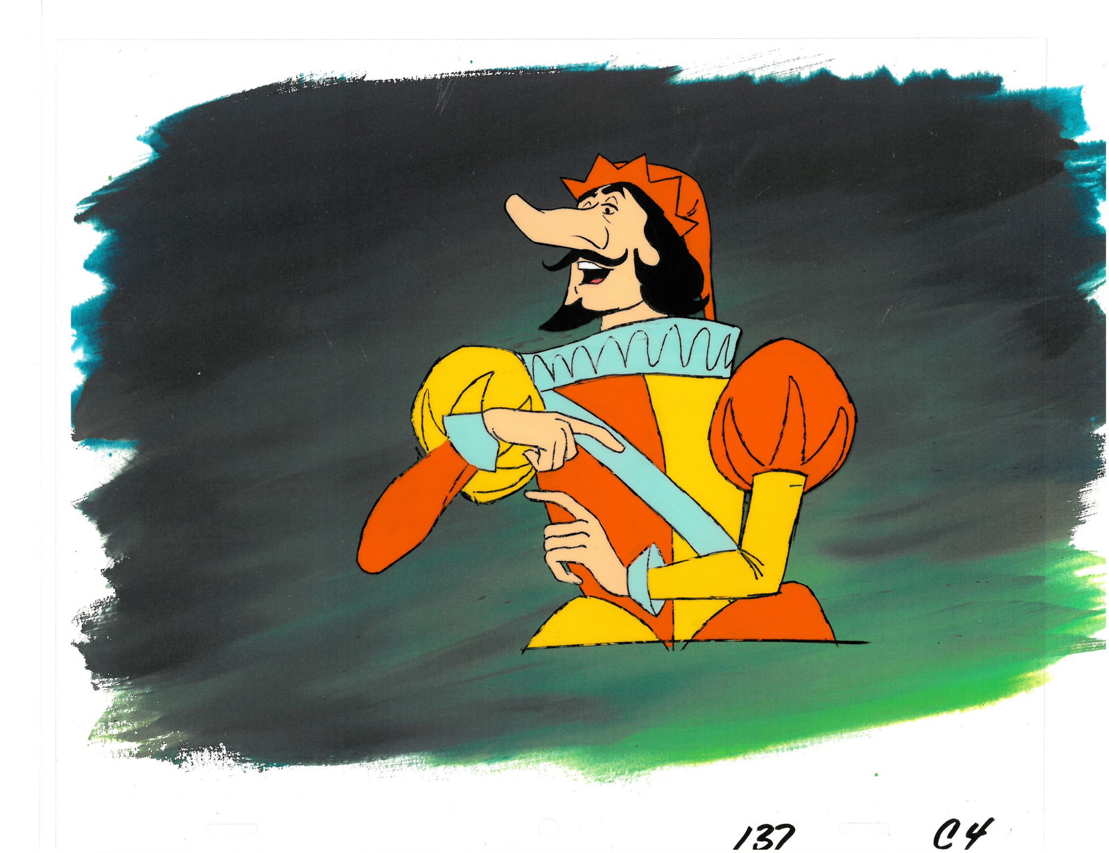Cyrano de Bergerac - Original Production Cel/Drawing- Cyrano (1 of 2)