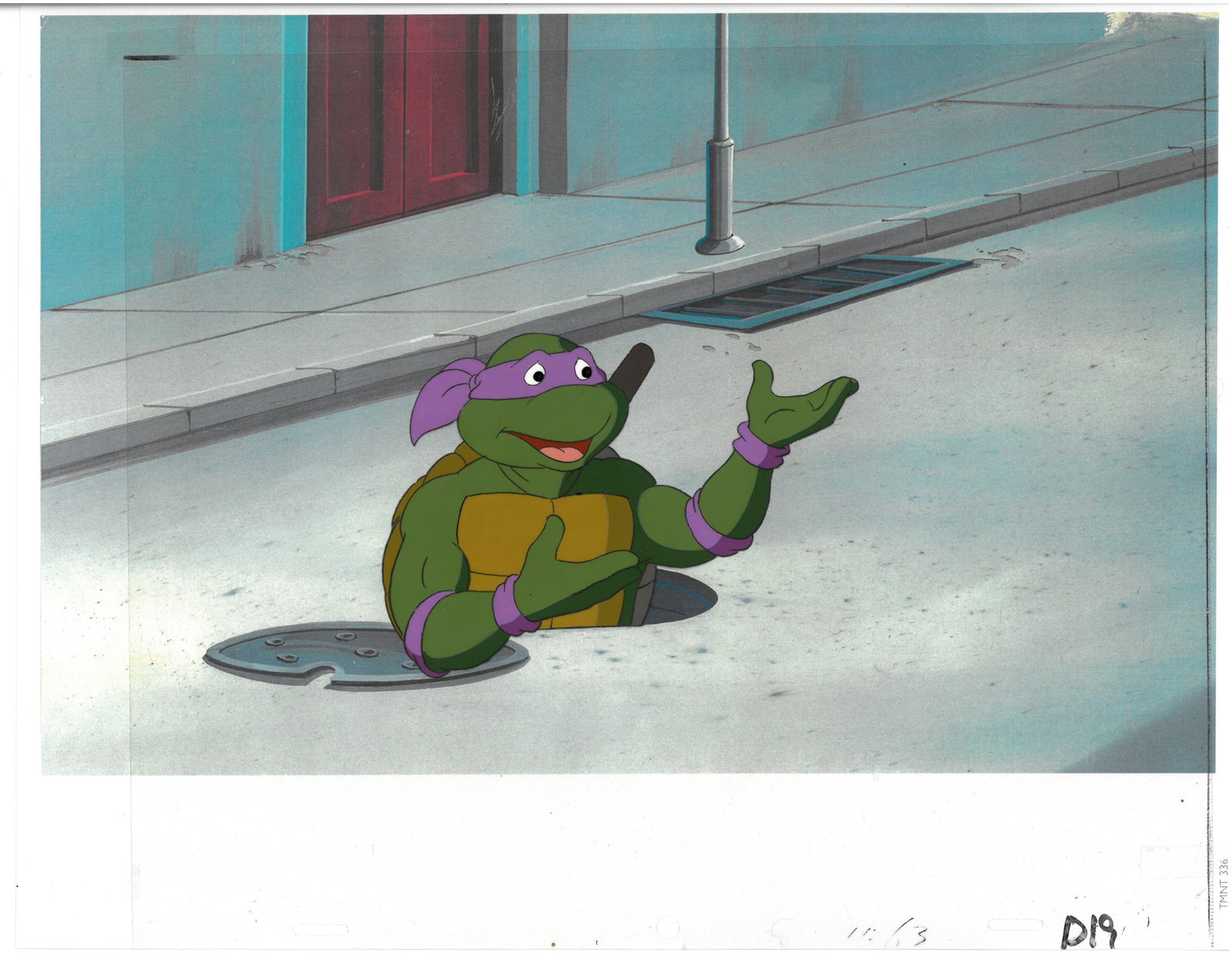 Donatello of (TMNT) Turtles- Original Production Cel (1 of 1)