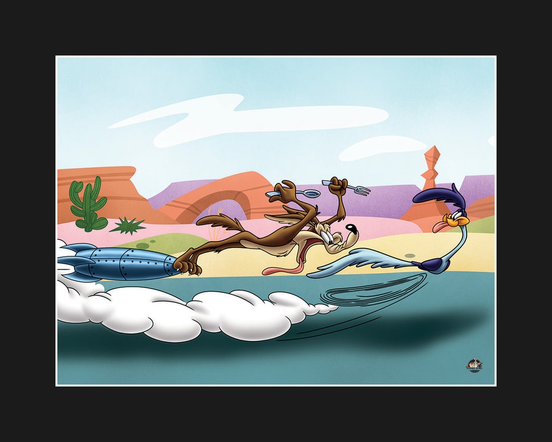 Warner Bros. - Desert Chase Fine Art Limited Edition Giclee (1 of 1)