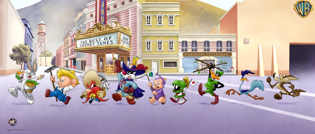 Looney Tunes Parade - Multimedia Fine Art LE Lithograph (1 of 1)