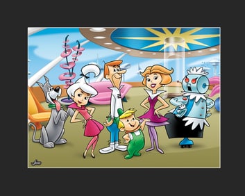 The Jetsons "Family Photo" Fine Art L.E. Giclee