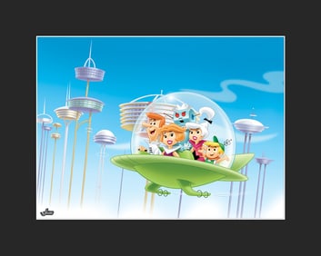 The Jetsons "Orbit City" Fine Art L.E. Giclee
