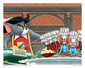 Tom & Jerry - "The Two Musketeers" L.E. Fine Art  Giclee