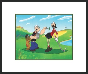 Popeye - King Features Hand-Painted Prototype - Spinach of Champions