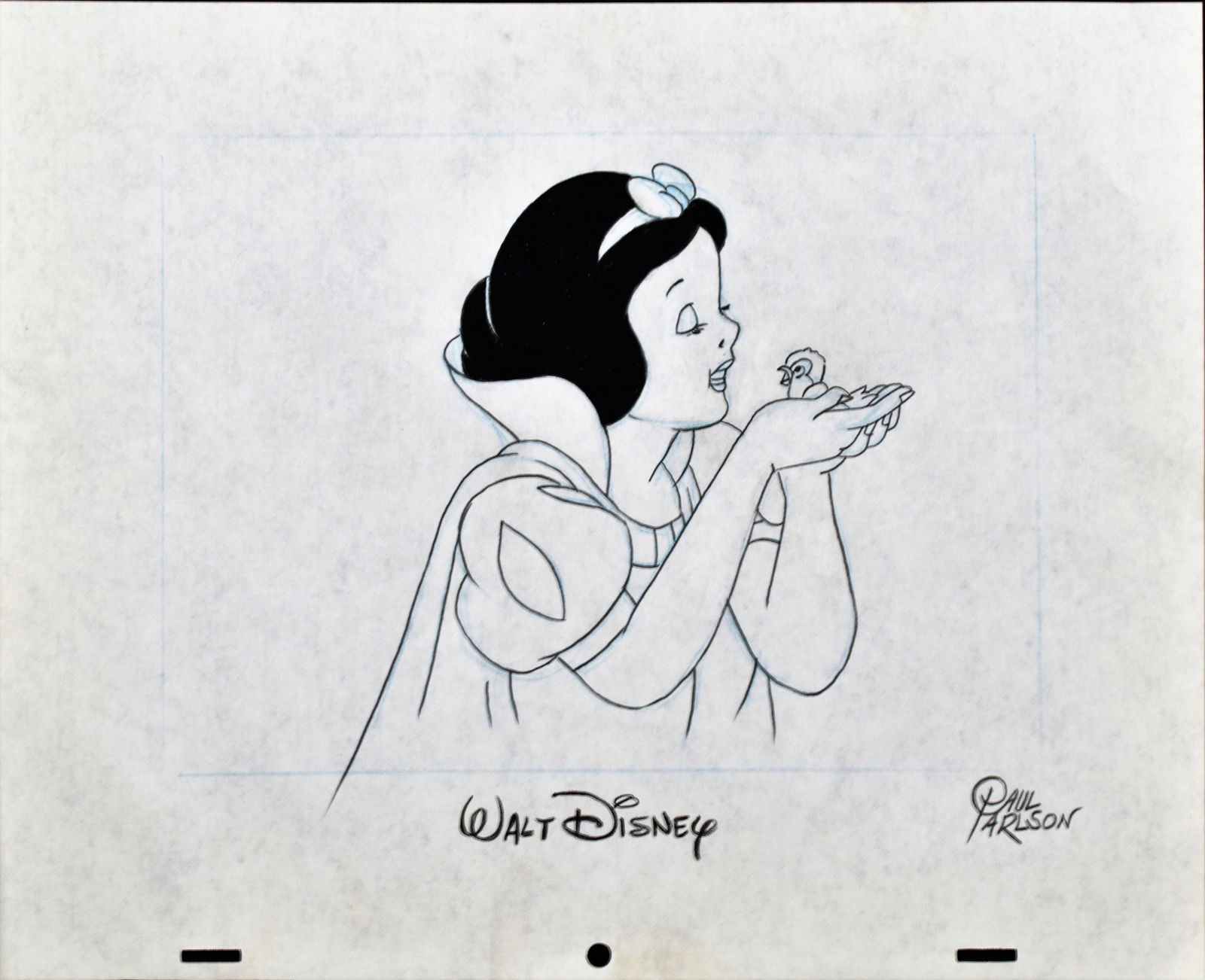 Snow White-Walt Disney - Signed  Animator's Drawing (1 of 3)