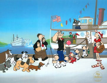 Popeye and Gang - Tallstacks Sericel